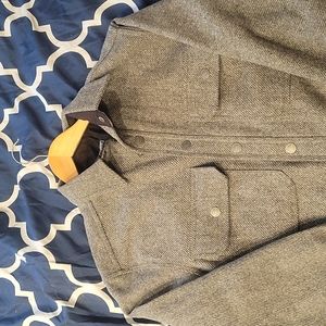 NWT Men's Wool Snap Shirt Jacket